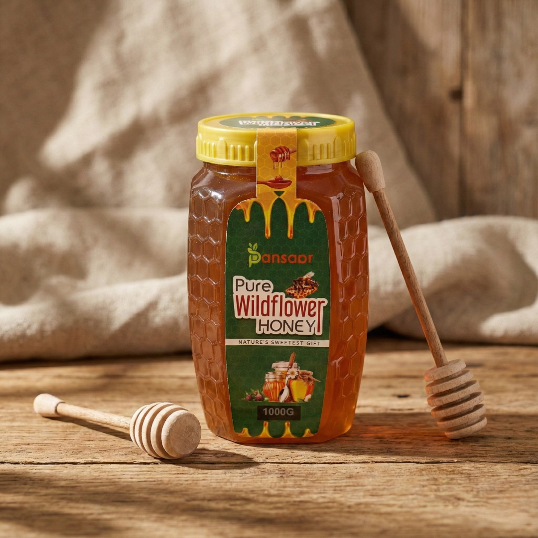 Wooden Honey Dipper – Natural Beechwood | Small & Large