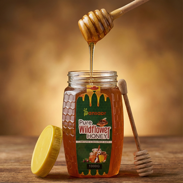 Wooden Honey Dipper – Natural Beechwood | Small & Large