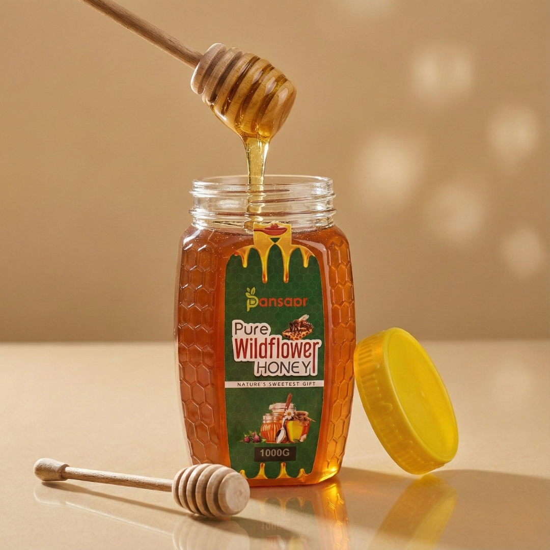 Wooden Honey Dipper – Natural Beechwood | Small & Large