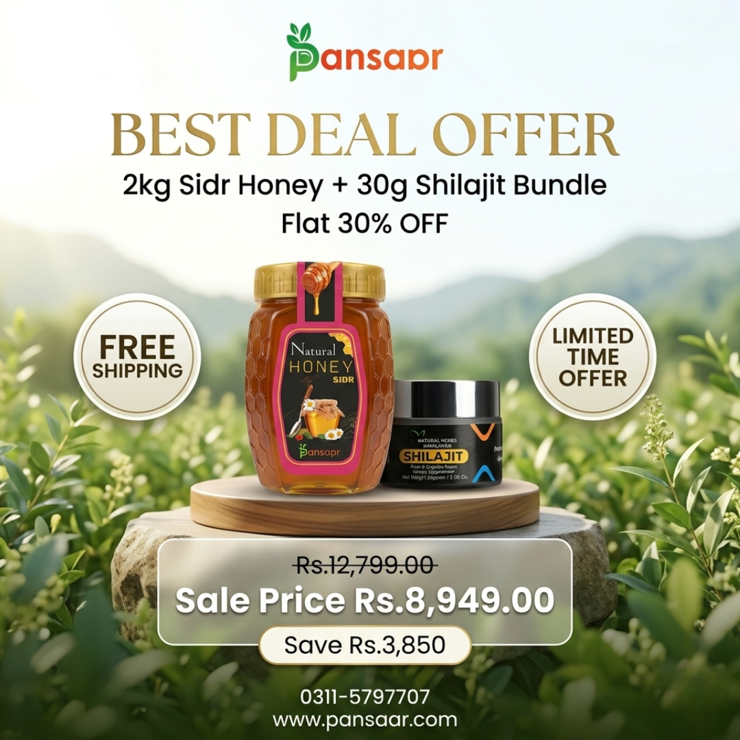 Best Deal 2kg Sidr Honey + 10g Shilajit Bundle (Flat 30% OFF)