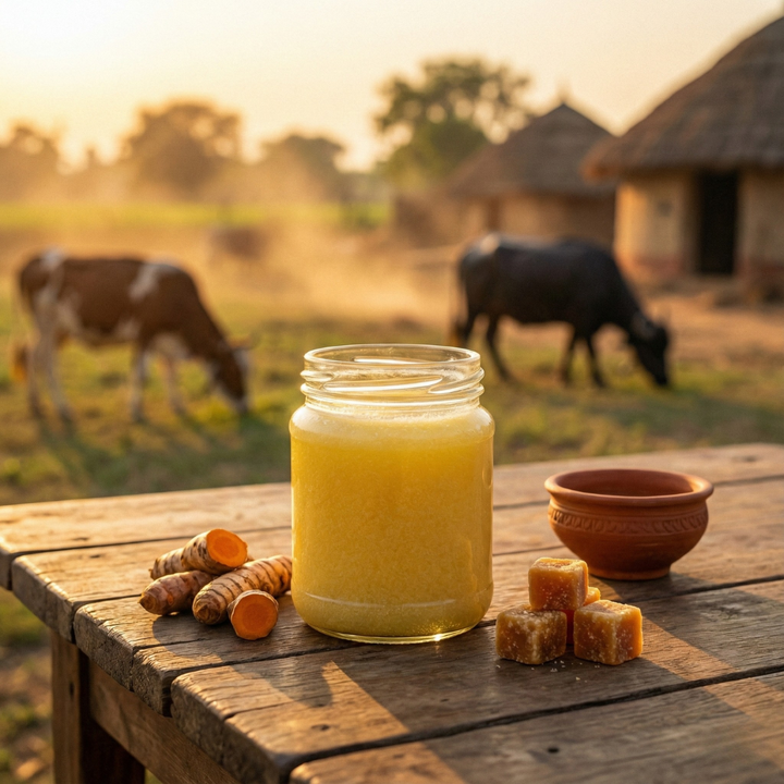 (دیسی گھی)Pure Desi Ghee | Cow, Buffalo & Mixed