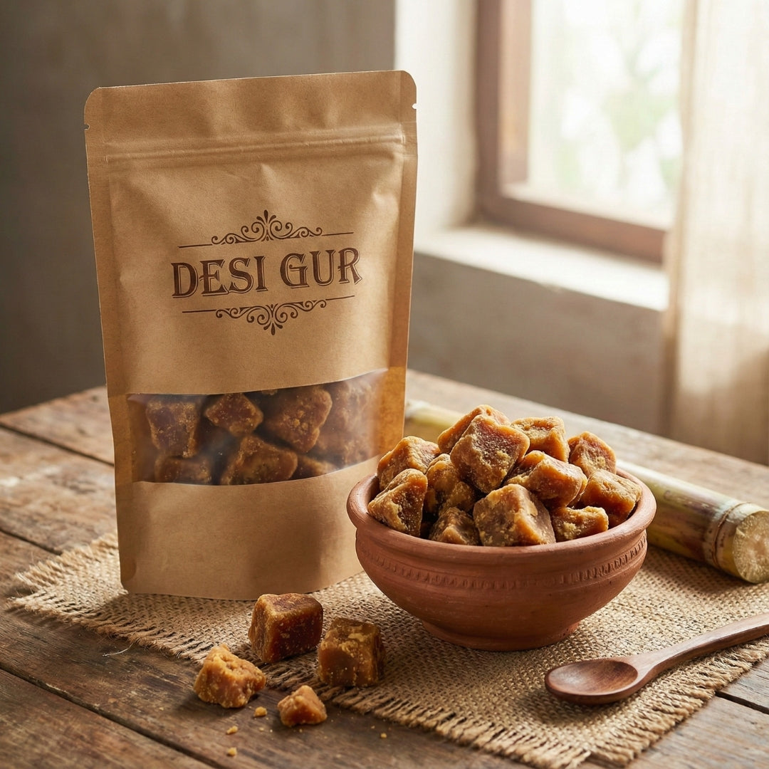 Jaggery (Desi Gur) – Pure Organic Gur | Natural Sweetener by Pansaar