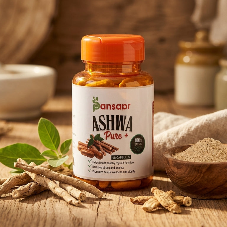 Ashwa Pure+ Ashwagandha Capsules  | 60 Capsules