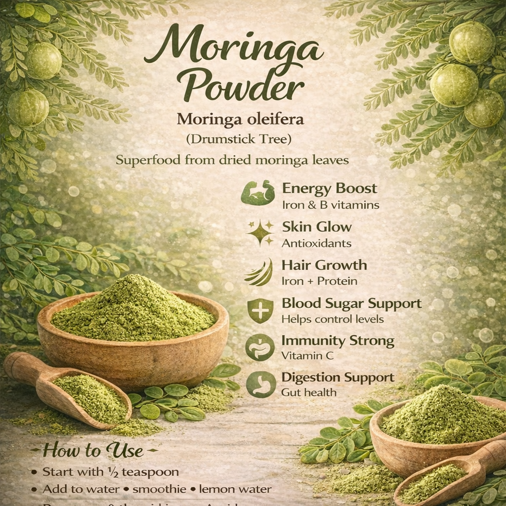 Organic Moringa Leaf Powder ( مورنگا پاؤڈر - سوہانجنا) – Pansaar.com