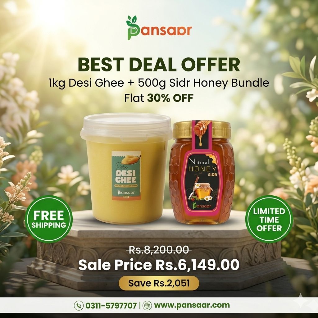 1kg Desi Ghee + 500g Sidr Honey Bundle