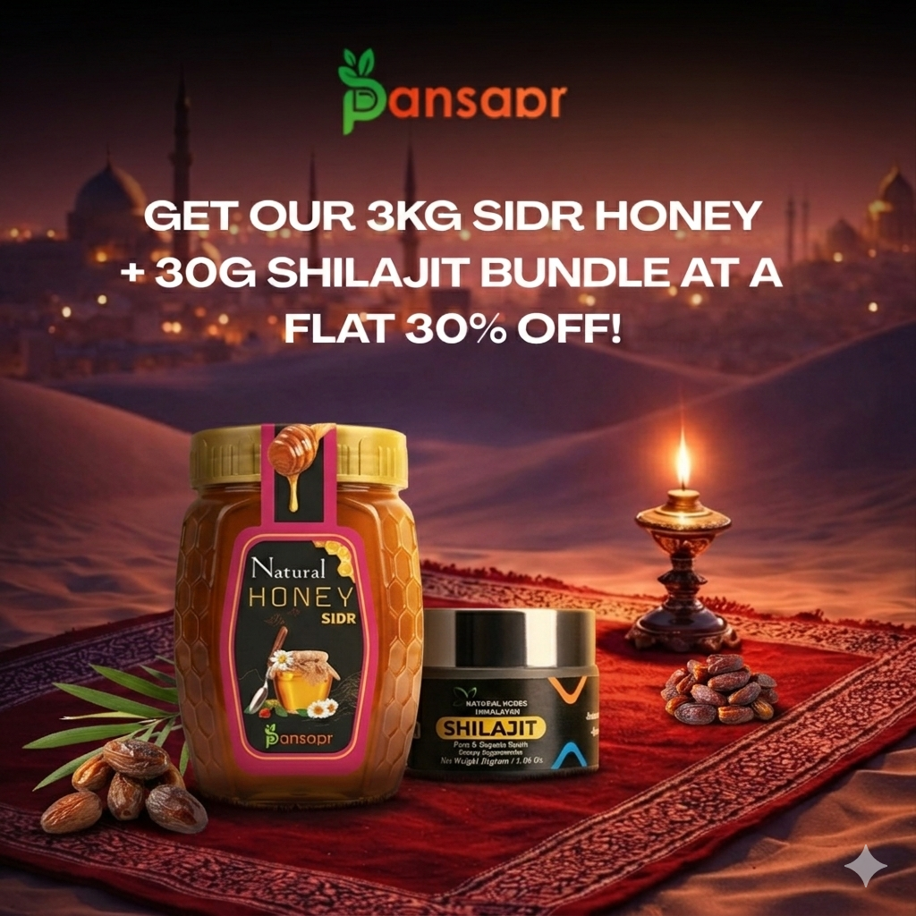 Ramadan 3kg Sidr Honey + 10g Shilajit Bundle (Flat 30% OFF)