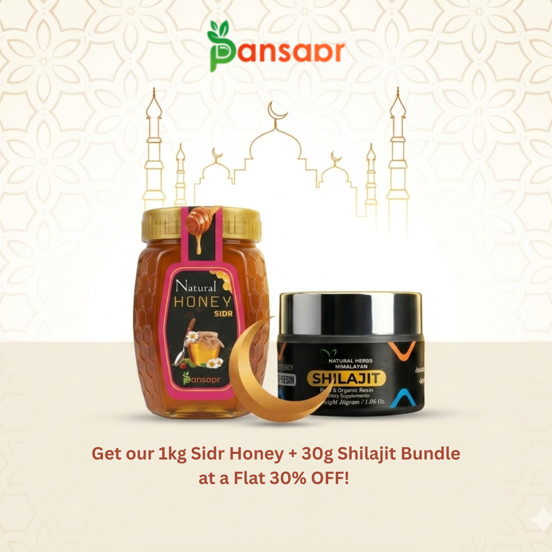 Ramadan 1kg Sidr Honey + 30g Shilajit Bundle (Flat 30% OFF)