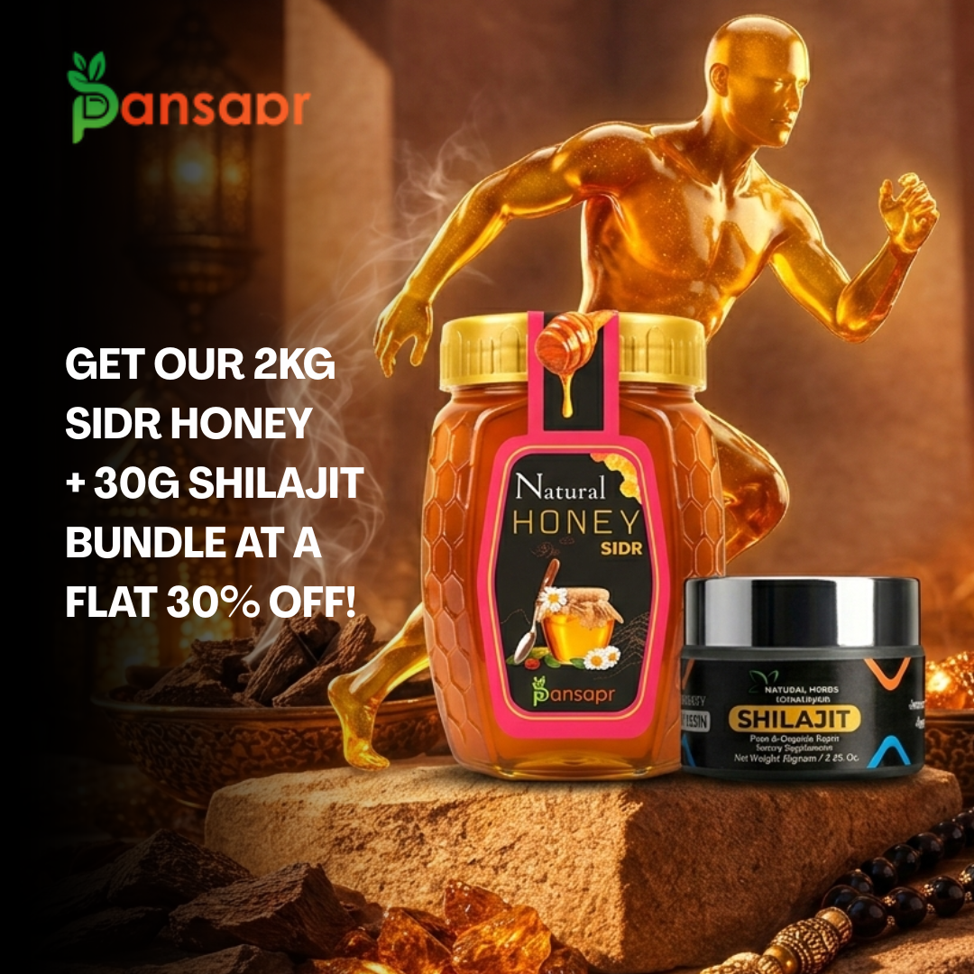 Ramadan 2kg Sidr Honey + 30g Shilajit Bundle (Flat 30% OFF)