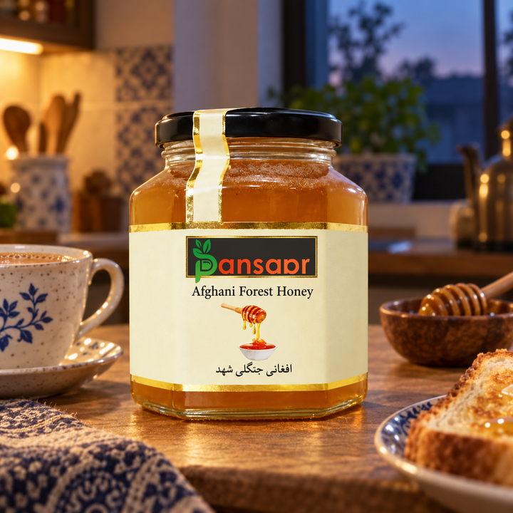 Afghani Forest Honey evening tea setting