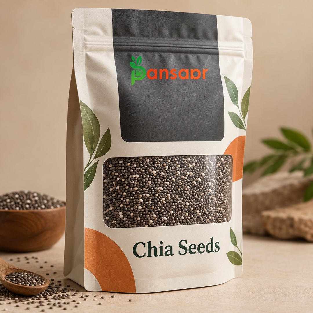 Pansaar Chia Seeds serving idea