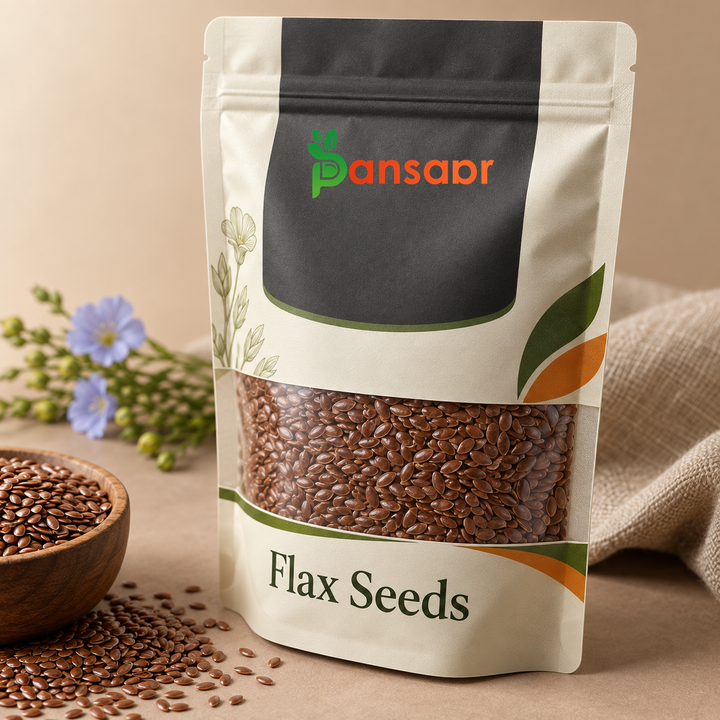 Pansaar Flax Seeds serving idea