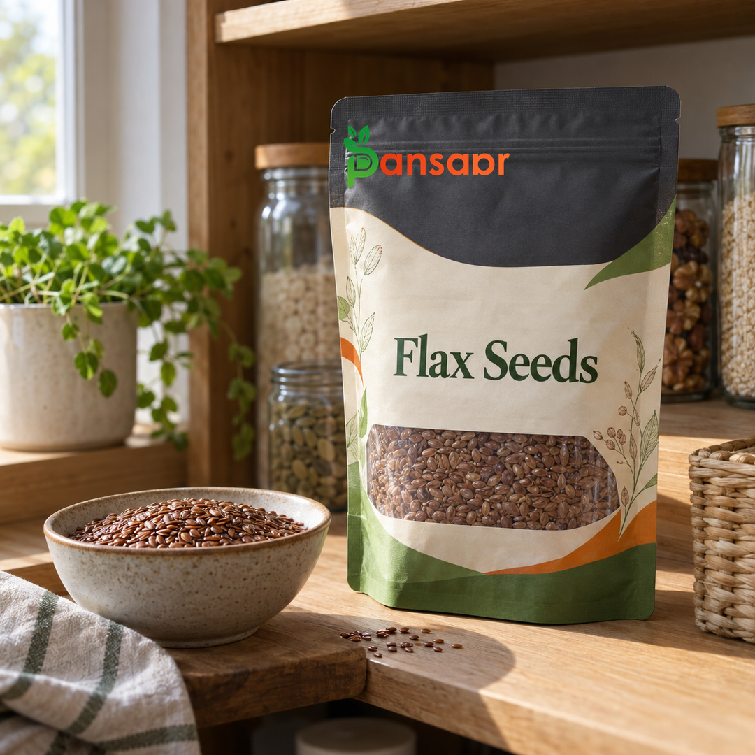 Pansaar Flax Seeds premium packaging