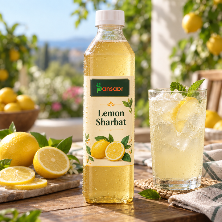 Pansaar Lemon Sharbat packaging hero