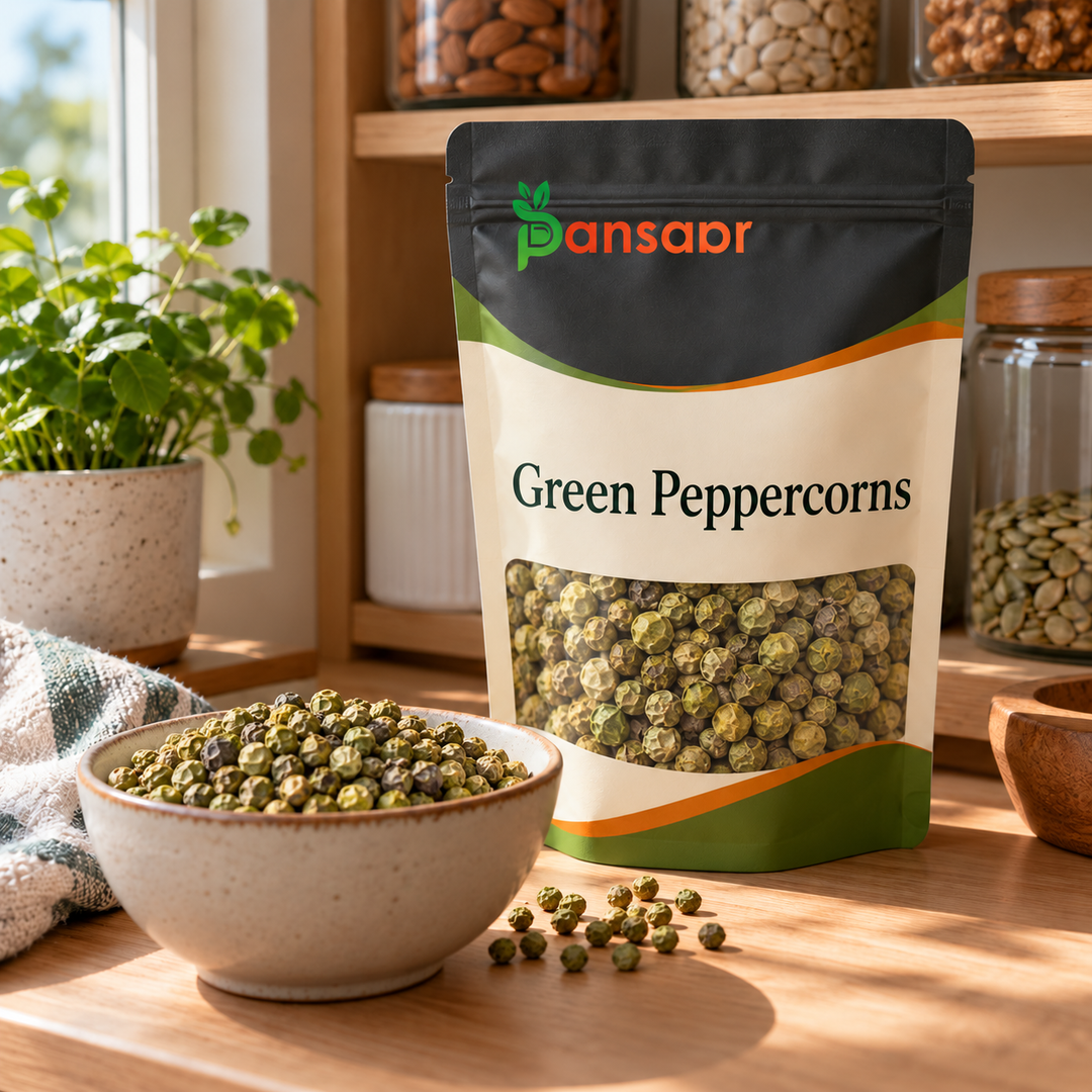 Green Peppercorns in Pansaar pouch