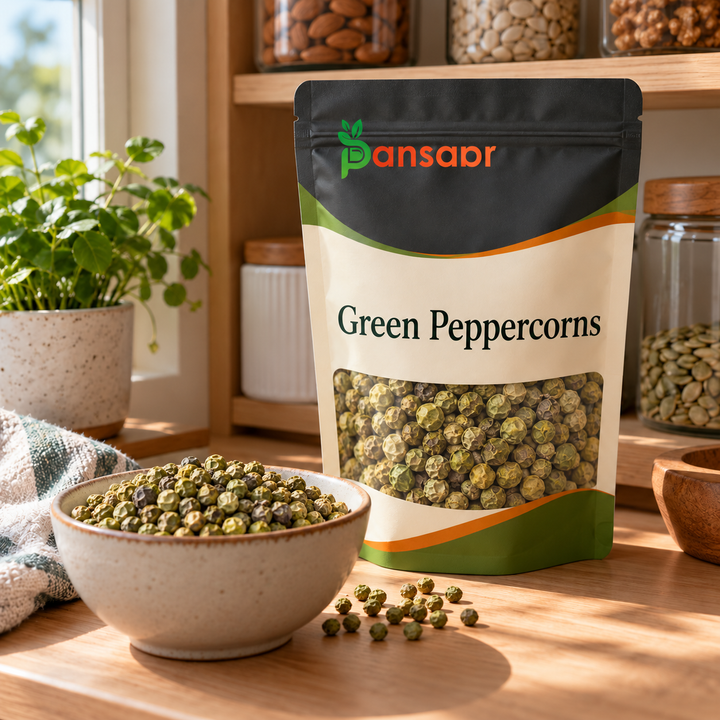 Green Peppercorns in Pansaar pouch