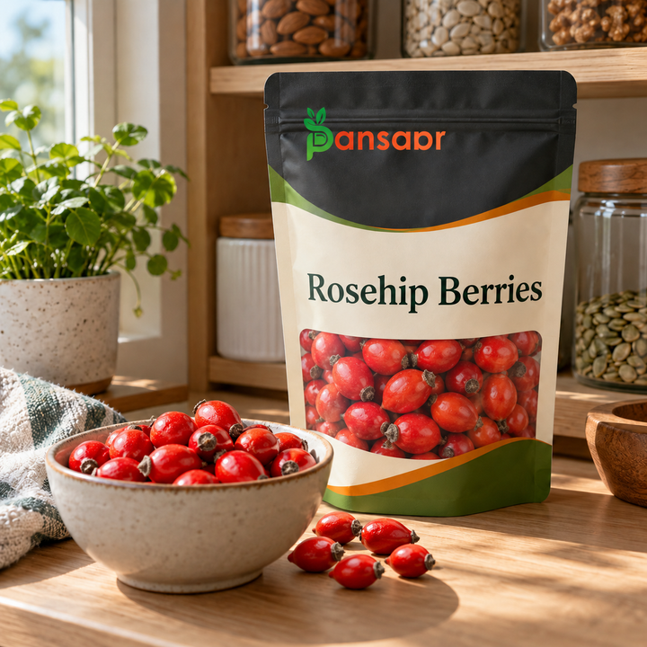 Rosehip Berries in Pansaar pouch