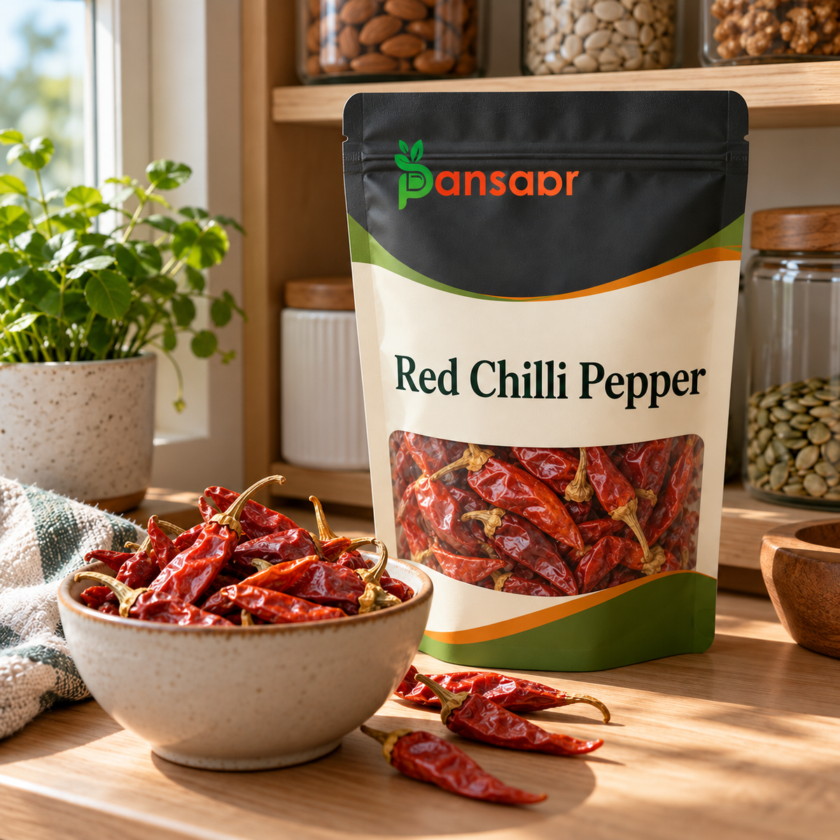 Red Chilli Pepper in Pansaar pouch