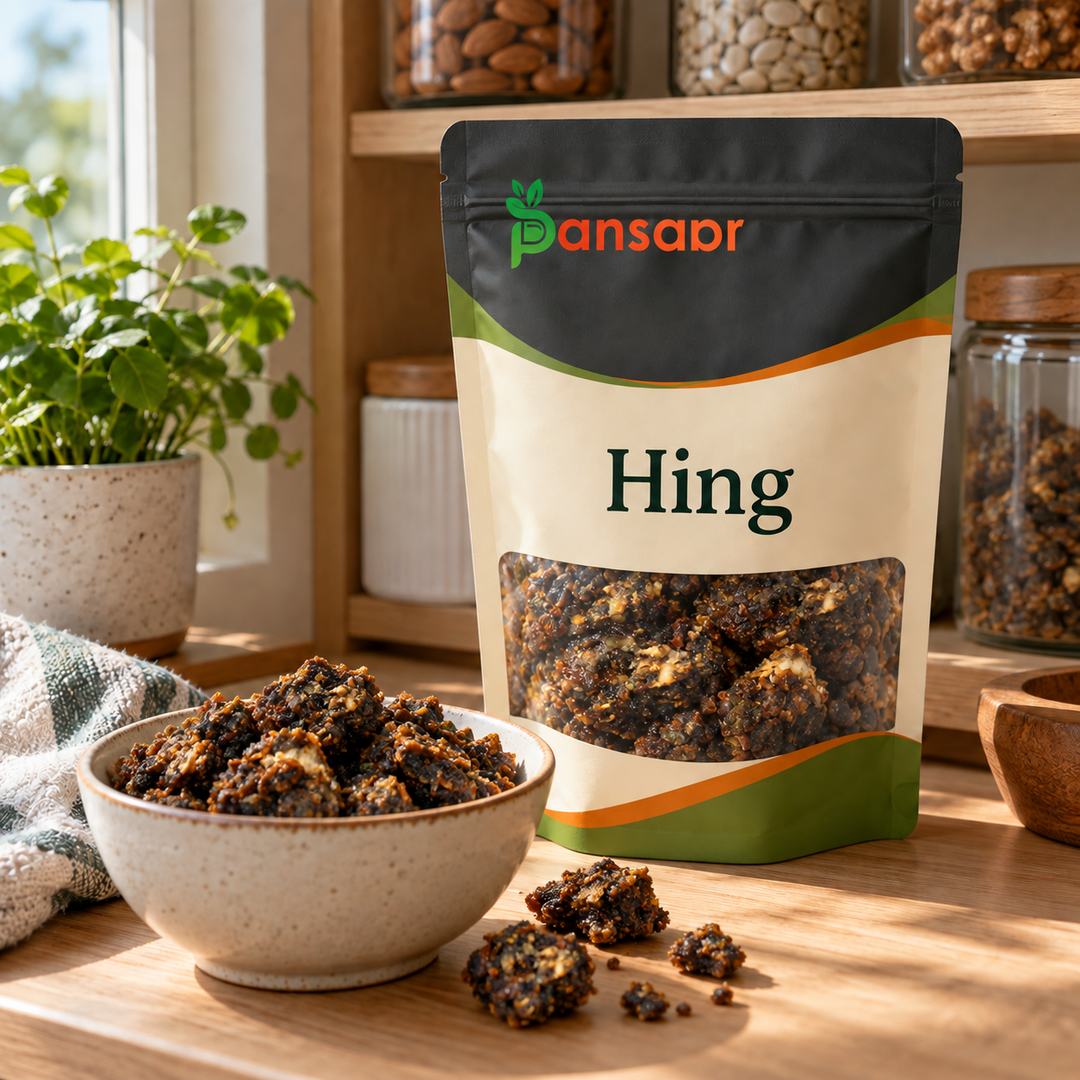 Asafoetida (Hing) ہنگ in Pansaar zipper pouch