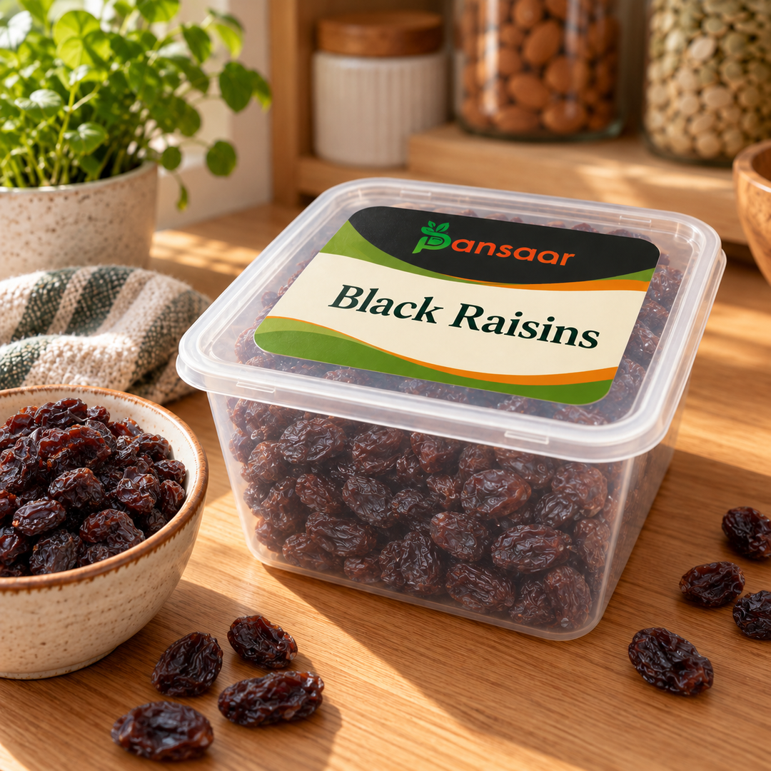Black Raisins in Pansaar box