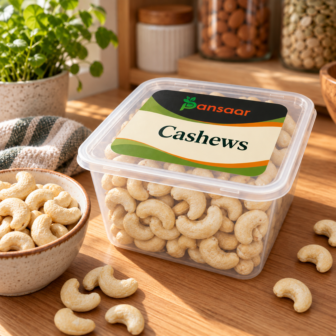 Cashews in Pansaar box