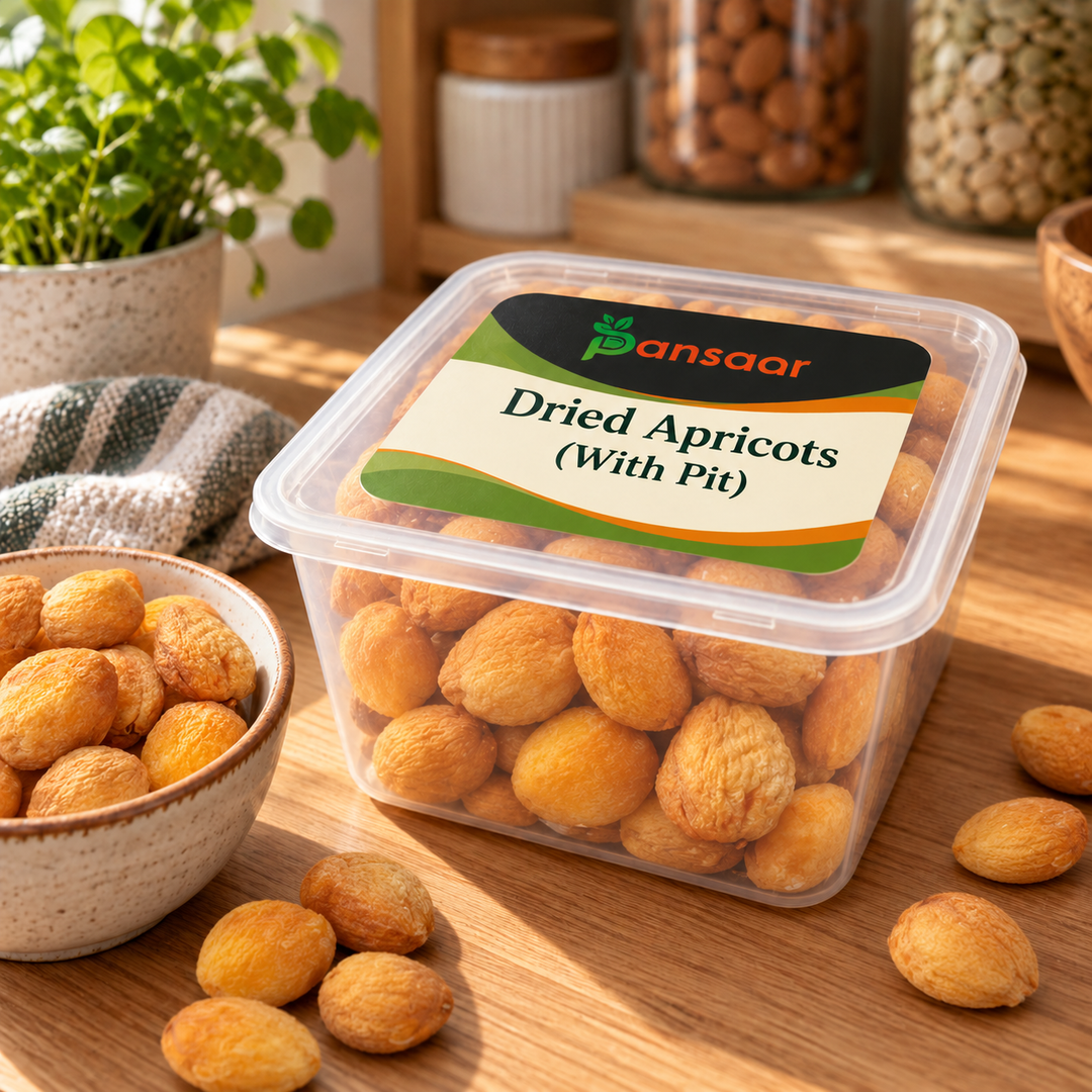 Dried Apricots (With Pit) in Pansaar box