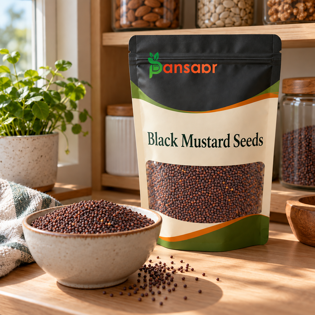 Black Mustard Seeds (Rai) رائی in Pansaar zipper pouch