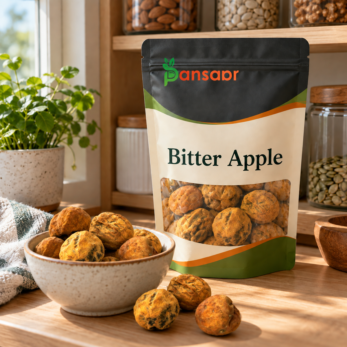 Bitter Apple (Sheem Hanzal) شیم حنظل in Pansaar zipper pouch