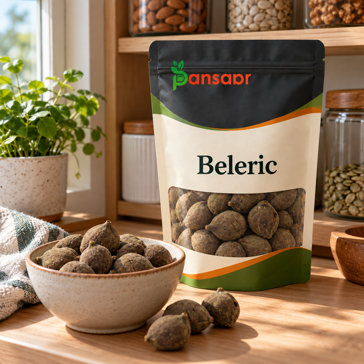 Beleric (Beherra) بہیڑہ in Pansaar zipper pouch