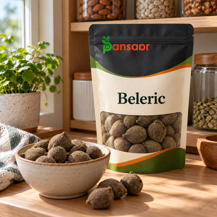Beleric (Beherra) بہیڑہ in Pansaar zipper pouch