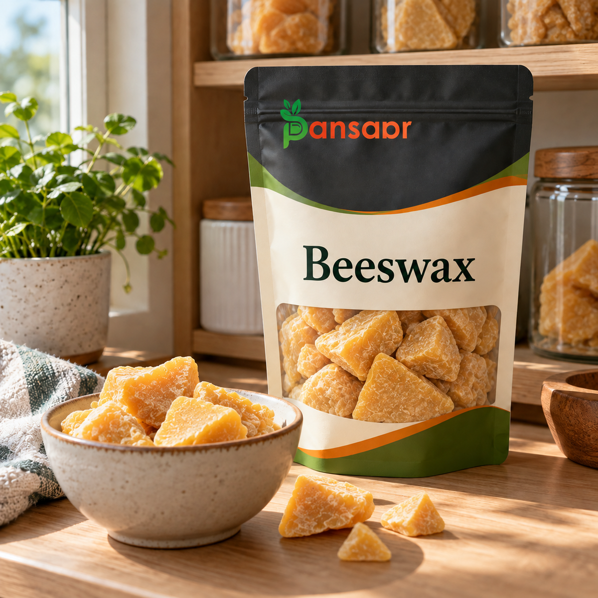 Bees Wax  (Moom Desi) موم دیسی in Pansaar zipper pouch
