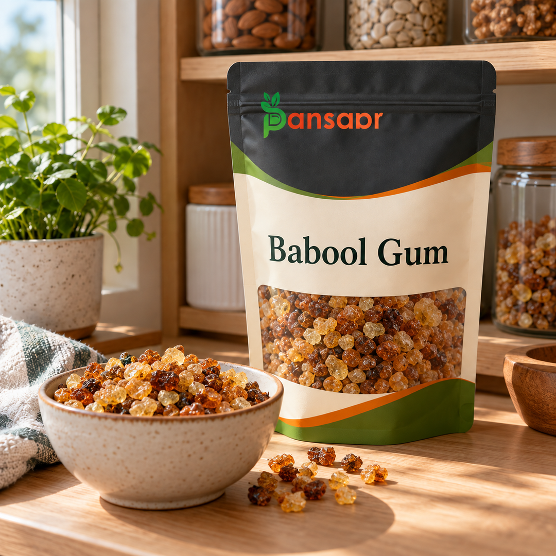 Babool Gum (Gond Babool, Gond Keekar, Gond Kikar) گوندببول in Pansaar zipper pouch