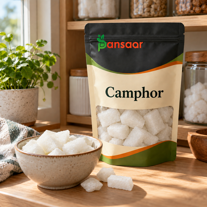 Camphor (Kafoor) کافور in Pansaar zipper pouch