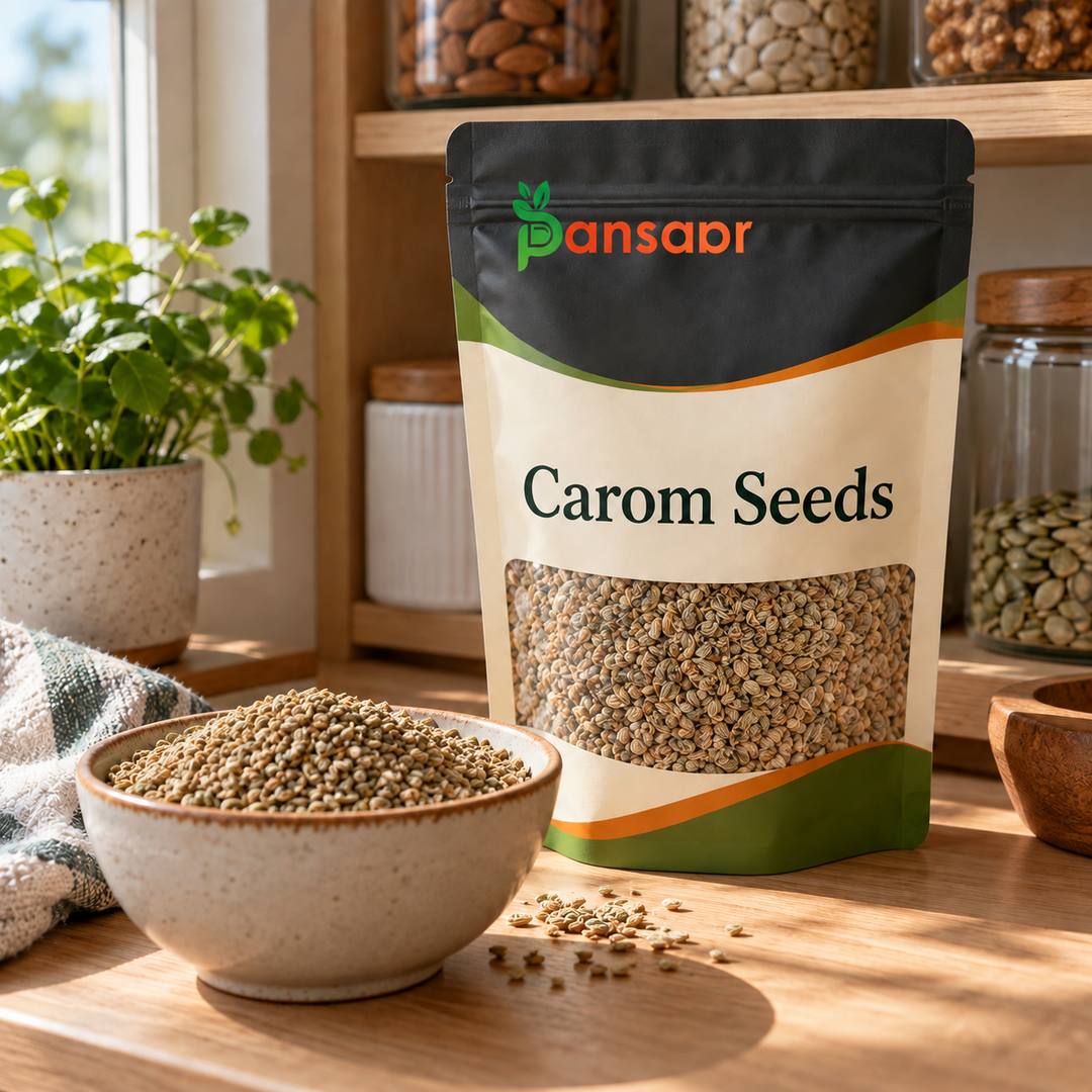 Carom Seeds (Ajwain Desi) اجوائن دیسی in Pansaar zipper pouch