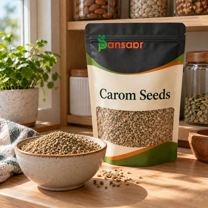 Carom Seeds (Ajwain Desi) اجوائن دیسی in Pansaar zipper pouch