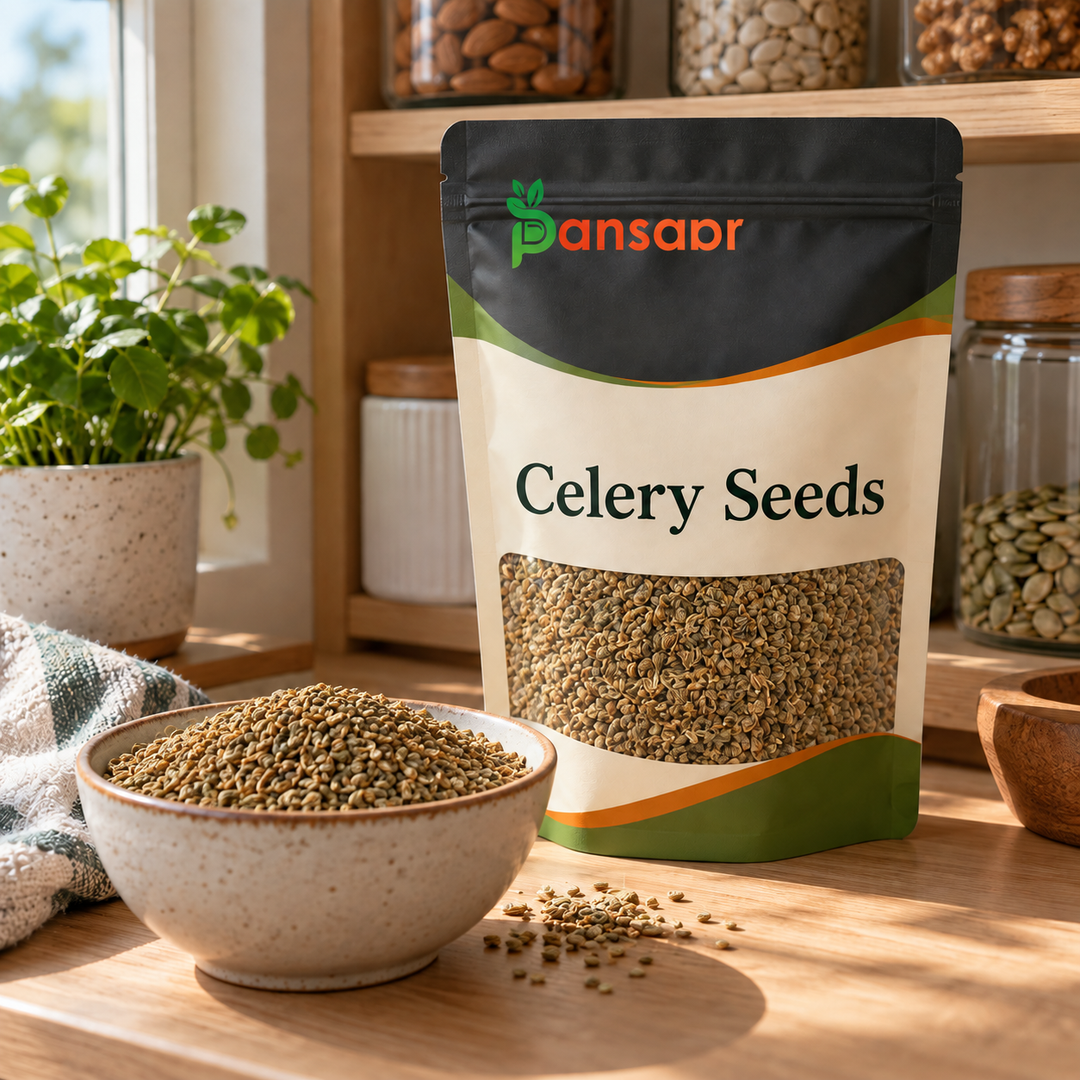 Celery Seeds (Tukhm-e-Qarfas) تخم قرفس in Pansaar zipper pouch