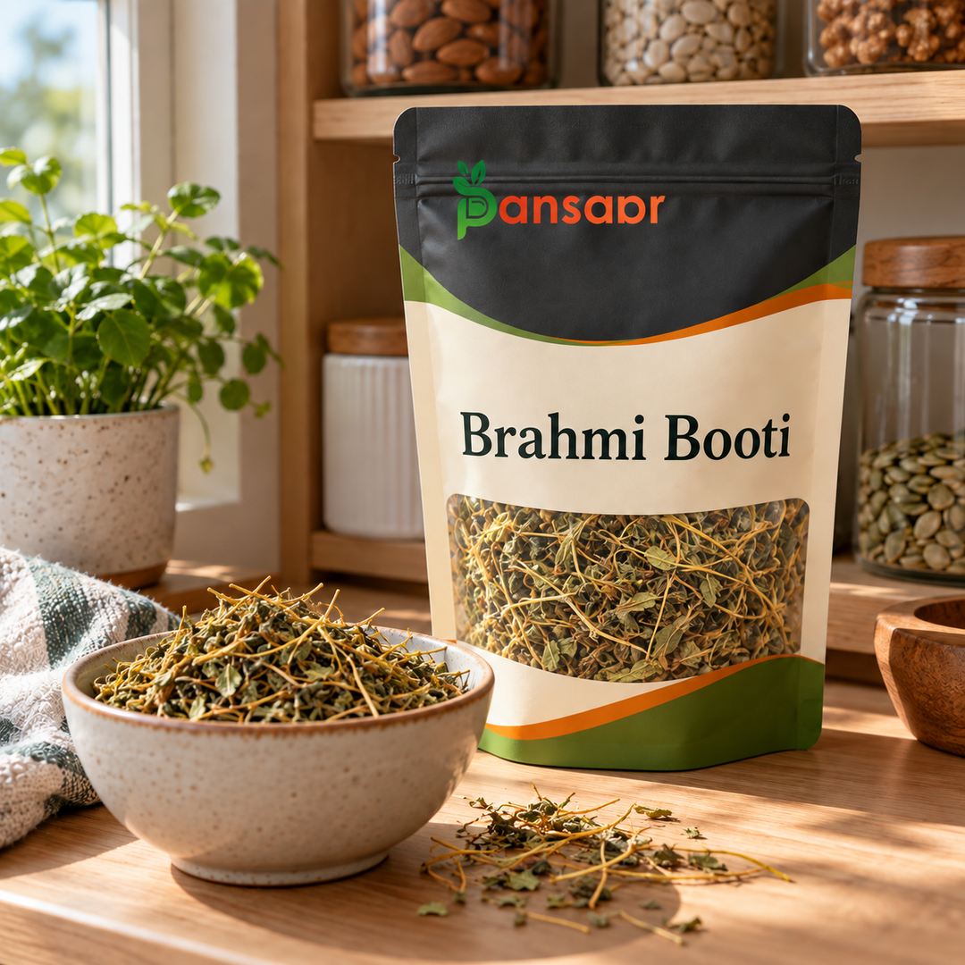 Centella (Brahmi Booti) برہمی بوٹی in Pansaar zipper pouch