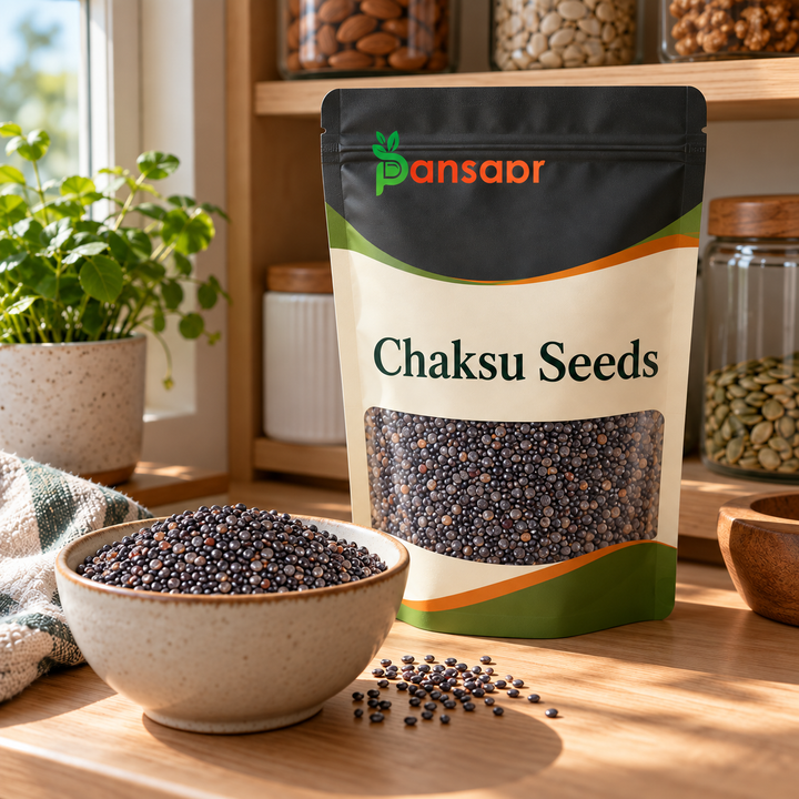Chaksu Seeds (Chaksu) چاکسو in Pansaar zipper pouch