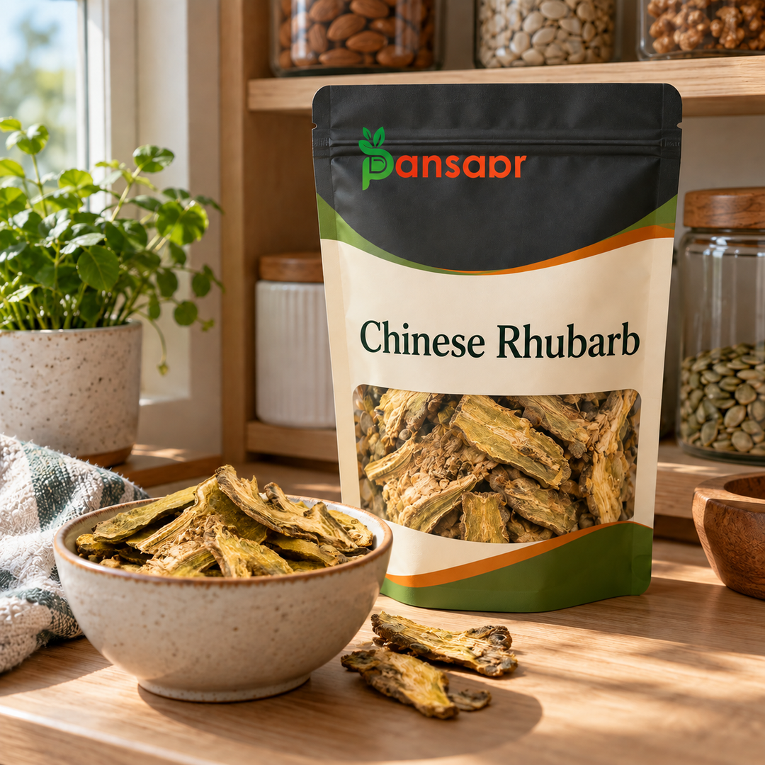 Chinese Rhubarb (Revand Cheeni) ریوند چینی in Pansaar zipper pouch