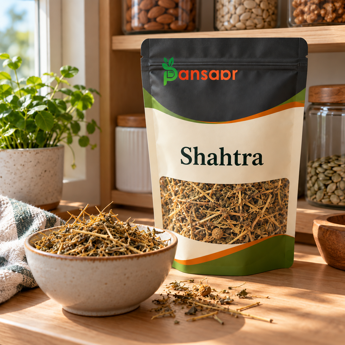Common Fumitory (Shahtra) شاہترہ in Pansaar zipper pouch