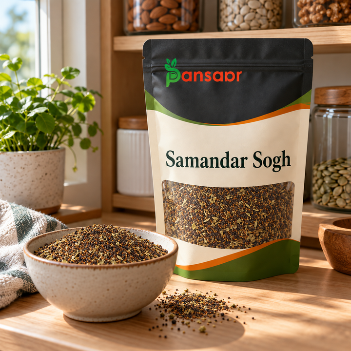 Argyria nervosa (Samandar Sogh) سمندر سوگھ in Pansaar zipper pouch