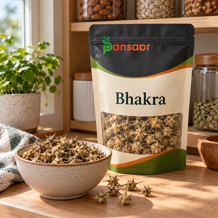 Tribulus terrestris - بھکڑا in Pansaar zipper pouch
