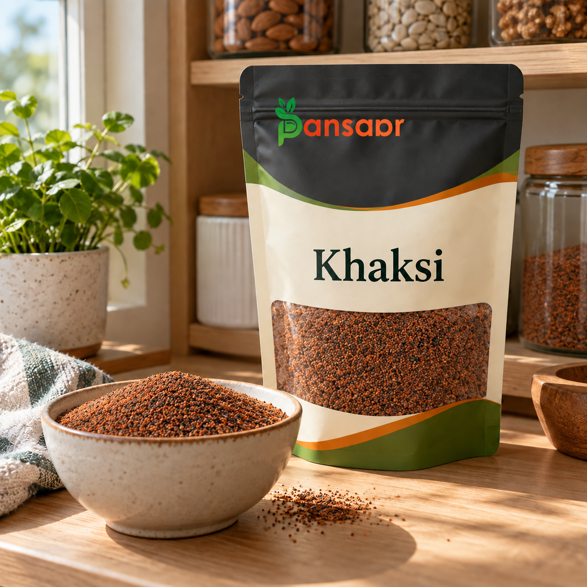 Hedge Mustard (Khaksi) خاکسی in Pansaar zipper pouch