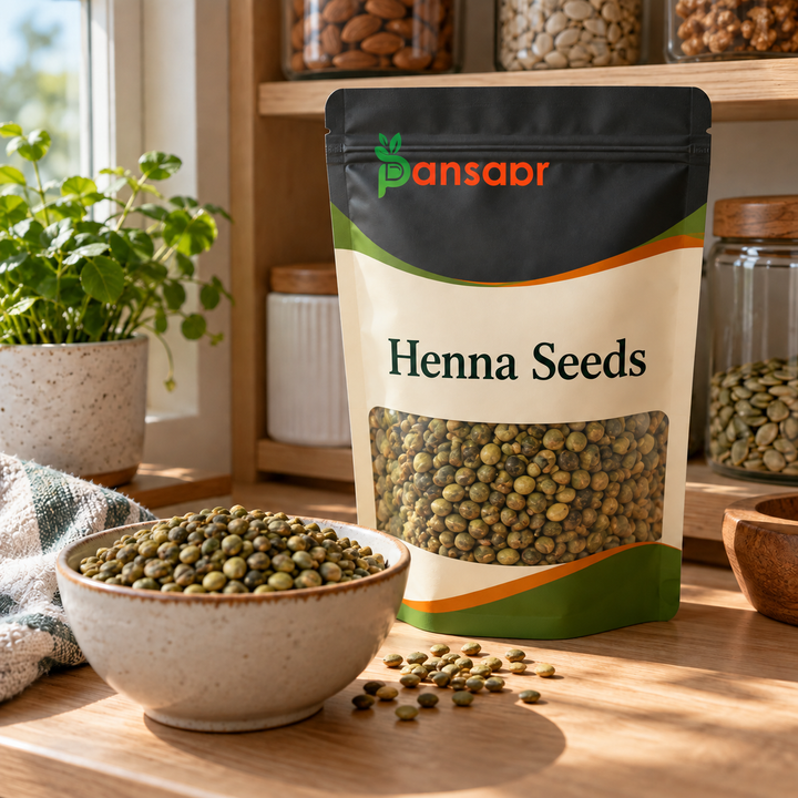 Henna Seeds (Tukhm-e-Hina) تخم حنا in Pansaar zipper pouch