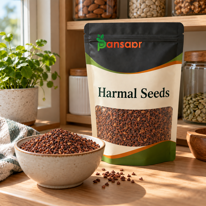 Hermal Seeds (Tukhm e Harmal) حرمل in Pansaar zipper pouch