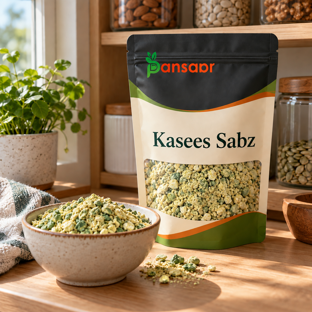 کسیس سبز ہرا کسیس in Pansaar zipper pouch