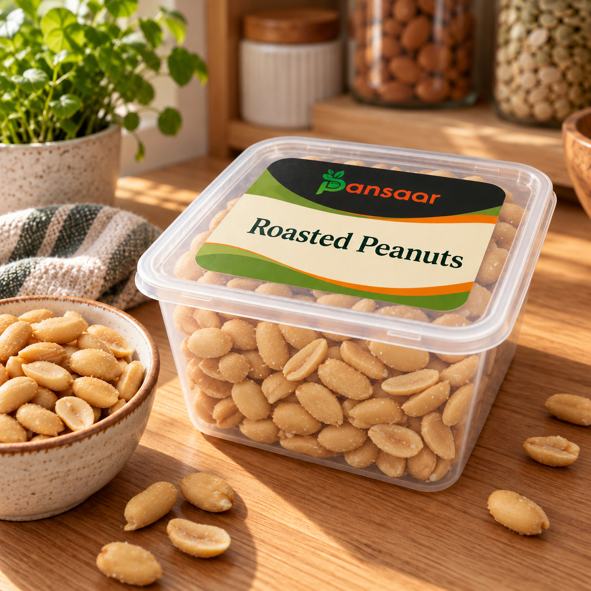 Roasted Peanuts in Pansaar box