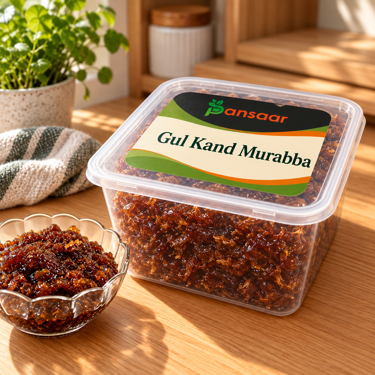 Gul Kand Murabba / گل قند کا مربہ — Pansaar box packaging mockup