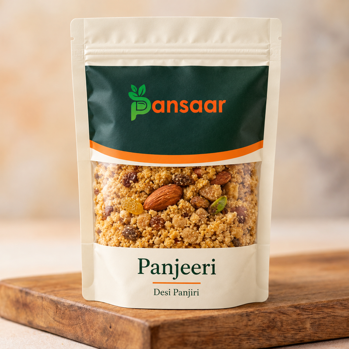Pansaar Panjeeri in a branded resealable zipper pouch