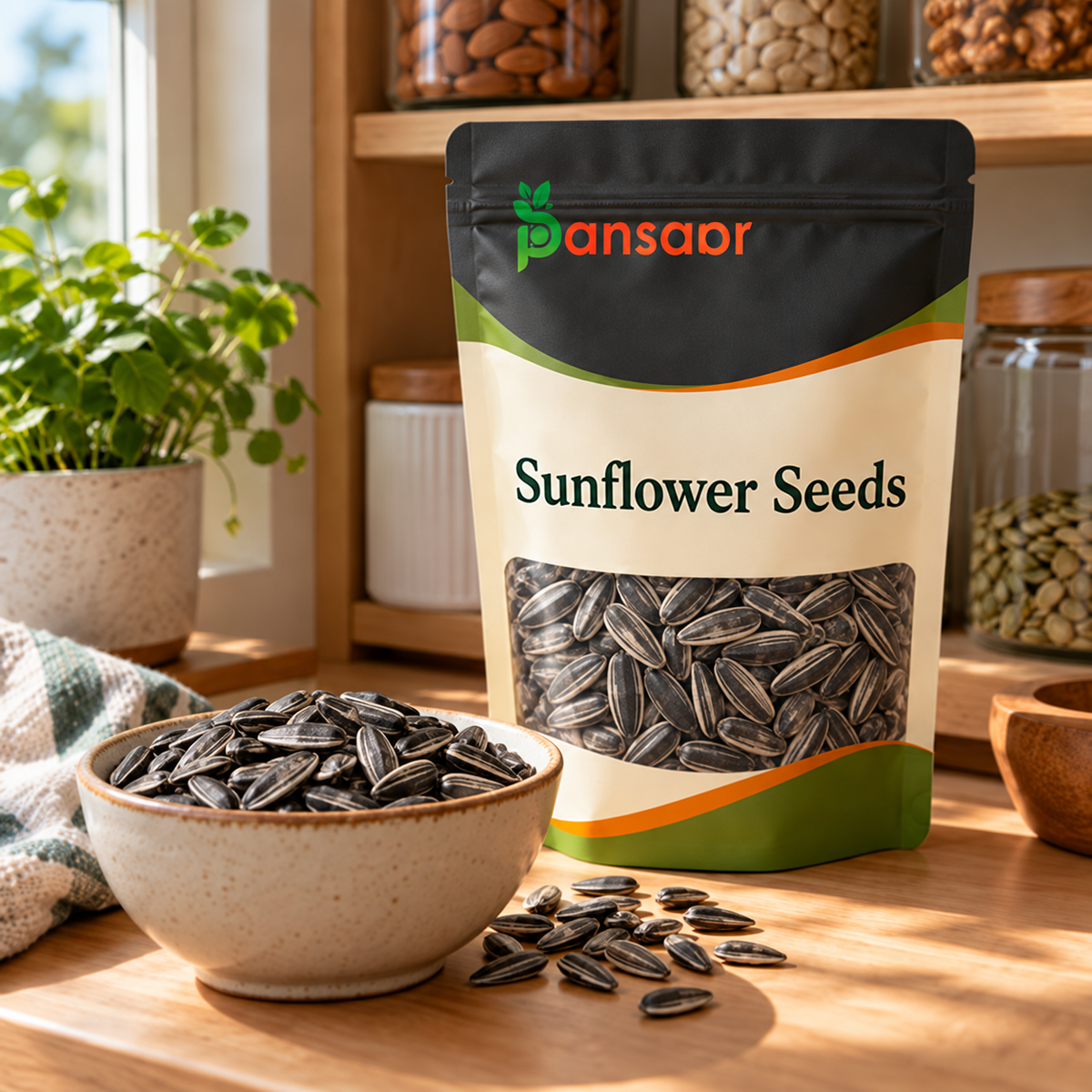 Sunflower Seeds - سورج مکھی کے بیج — Pansaar pouch presentation