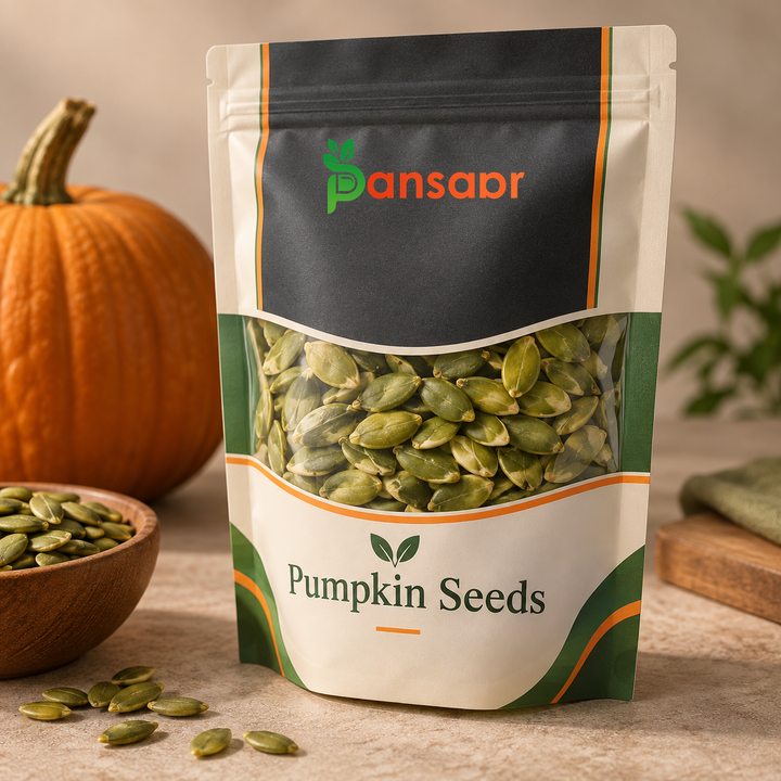 Pansaar Pumpkin Seeds serving idea